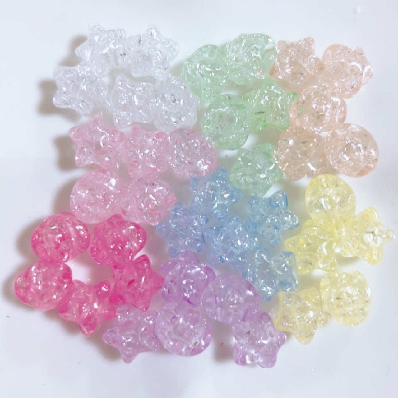 ぷっくり星ビーズ クラックビーズ カスタムボールペンビーズ | main 