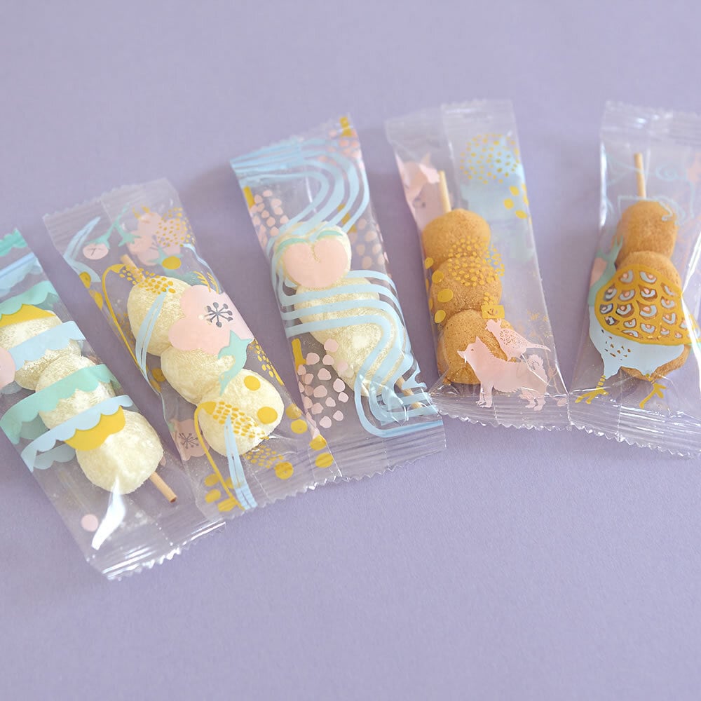 プレーン・きなこ串吉備団子8串入 | つるの玉子本舗