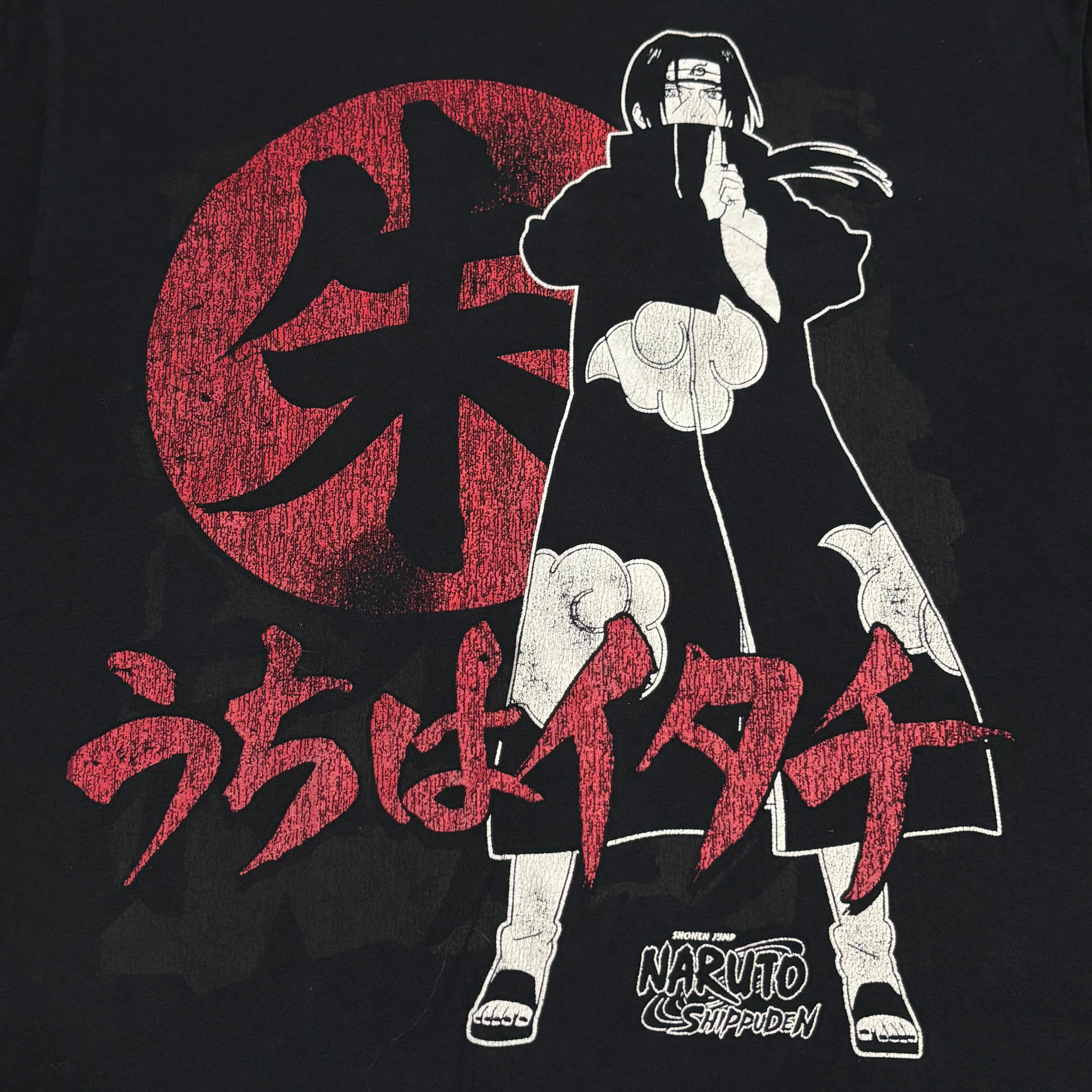 【匿名配送】NARUTO　Tシャツ　暁　うちはイタチ　Lサイズ　2枚セット 雰囲気良好