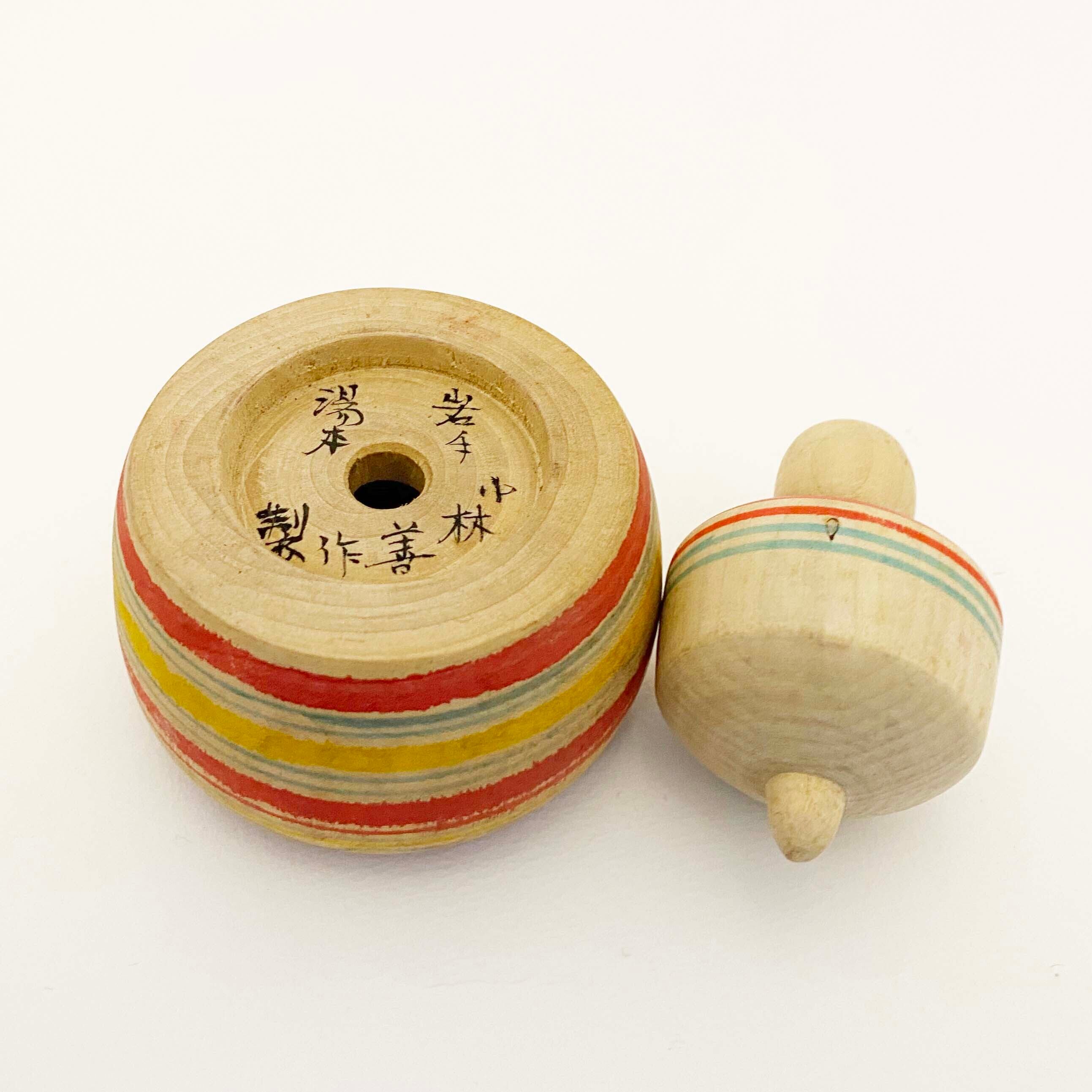 ヴィンテージ独楽入りえじこ （肘折系 / 小林善作工人）