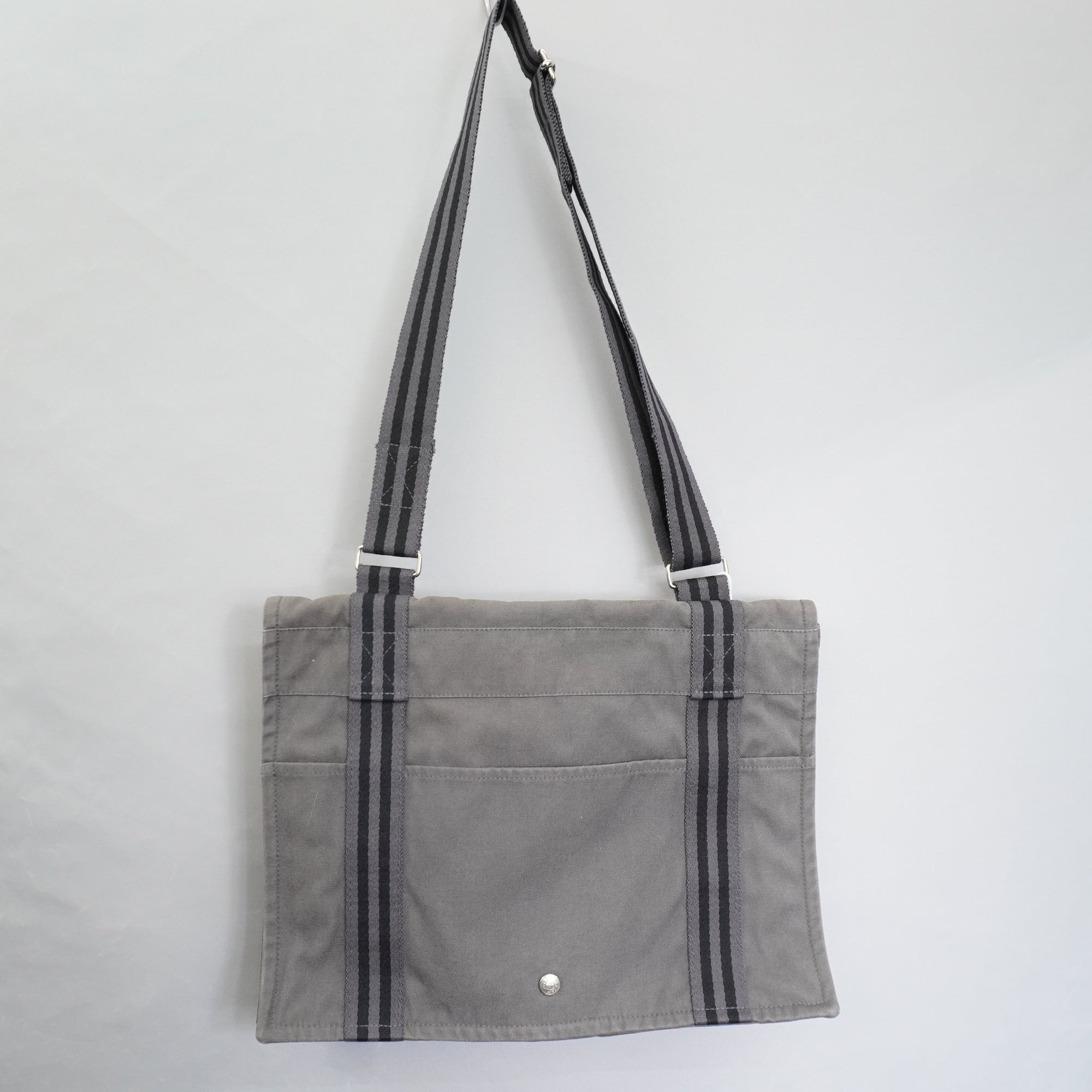 HERMES】エルメス vintage フールトゥ バサスGMキャンバスショルダー