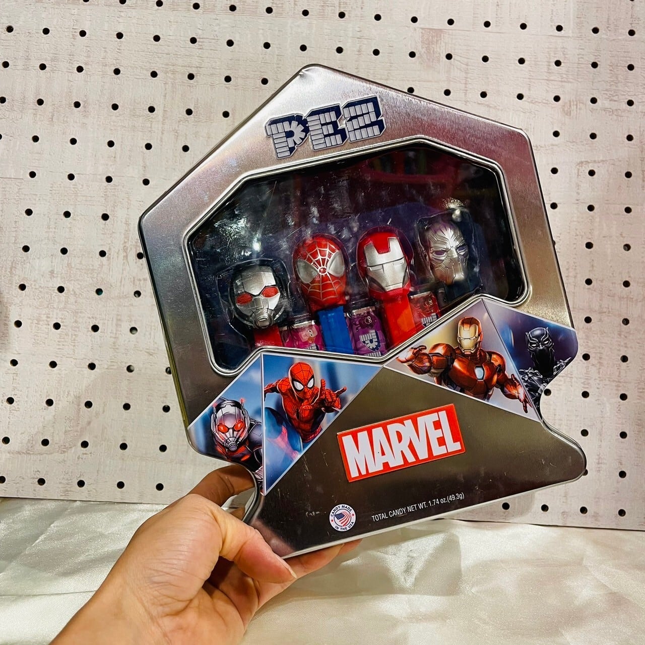 Disney 100 Marvel PEZ Gift Tin Candy