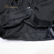 フラメンコ 衣装 ファルダ スカート ブラック系 チャコット Chacott 黒 無地 シンプル 練習 レッスン ペチコート インナー 伸縮 ストレッチ 日本製 オールブラック ダンス衣装 上品