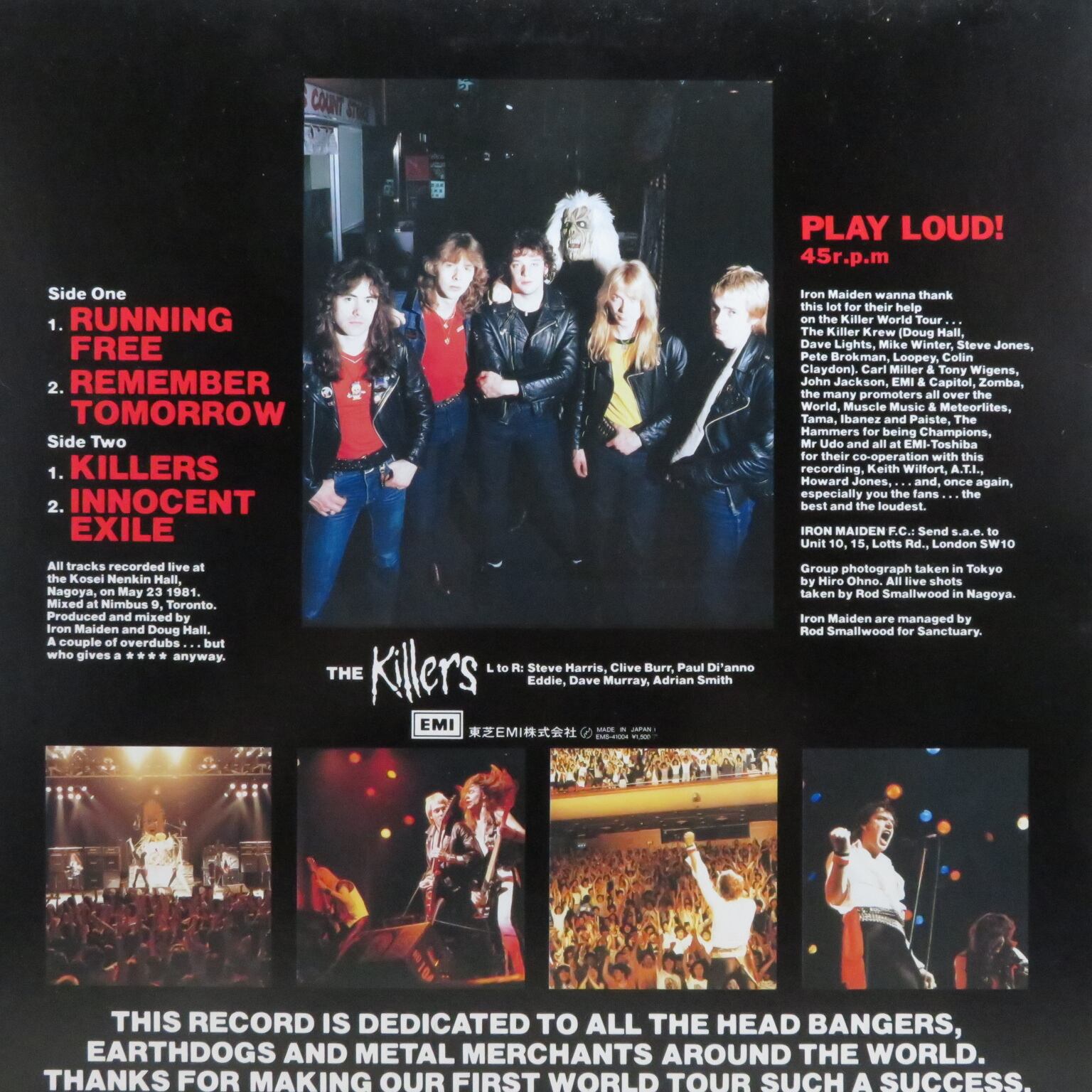 Iron Maiden / Heavy Metal Army - Maiden Japan Live !! [EMS-41004] - 画像2