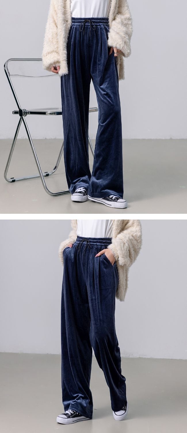 メール便】ベロアワイドパンツ／pants592 | DAY CLOSET｜ レディース