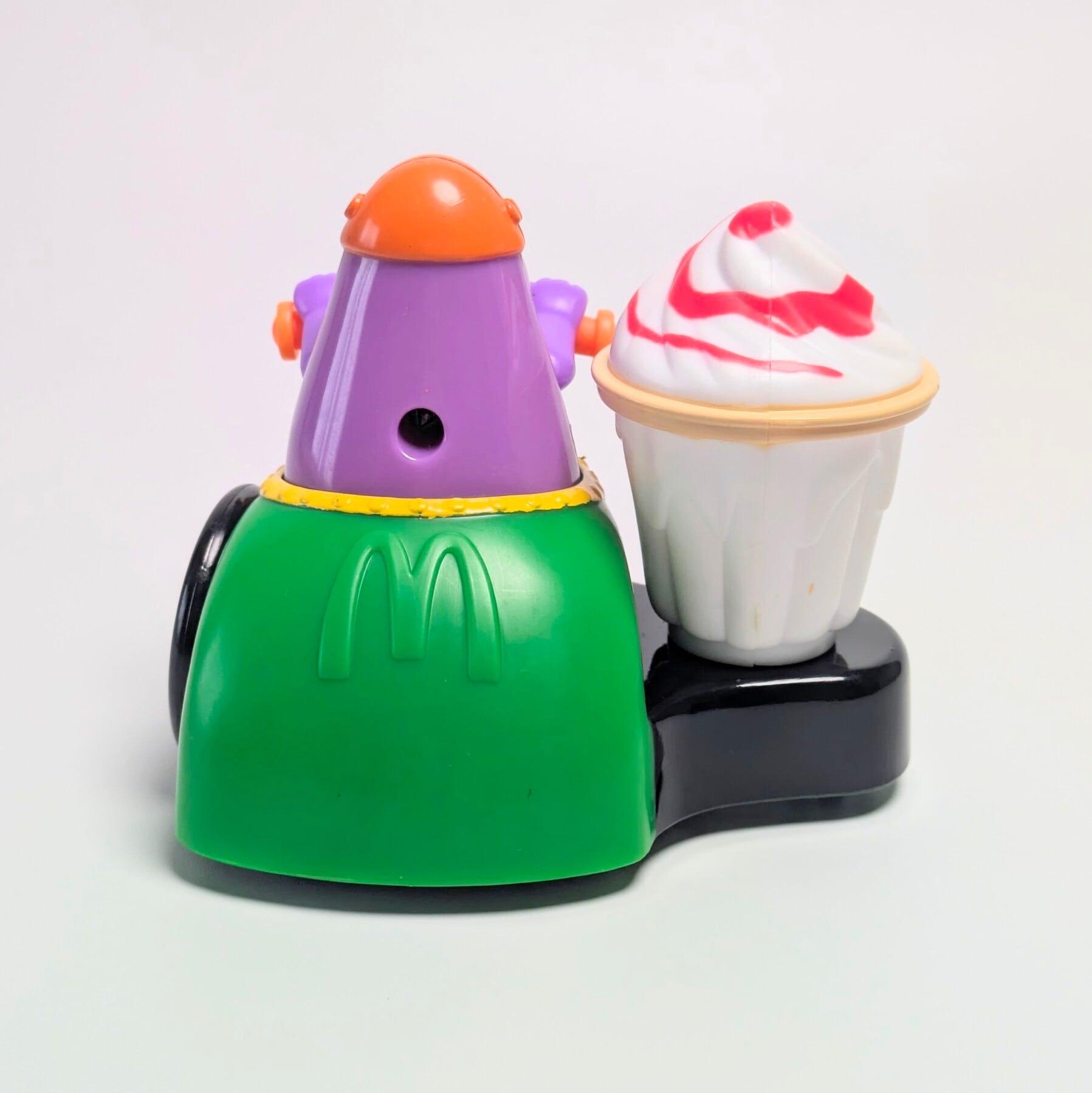 ☆VINTAGE2001 / JUNK☆ 【 McDonald's ミールトイ / 2001年製 】McExpress(マックエクスプレス) / Grimace〚アメリカン雑貨 アメトイ〛