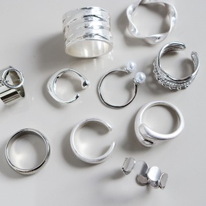 SET RINGS || 【通常商品】 uhehe set E || 10 RINGS || SILVER || FRSS0731E