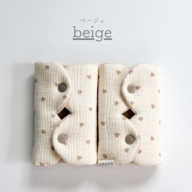 « 再販なし »ふわくもサッキングパッド( triple nubi heart ) / 抱っこ紐カバー sucking pad 韓国生地 ハンドメイド handmade