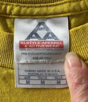 -ALSTYLE APPAREL- Vintage 90-00s M Print T-shirt
