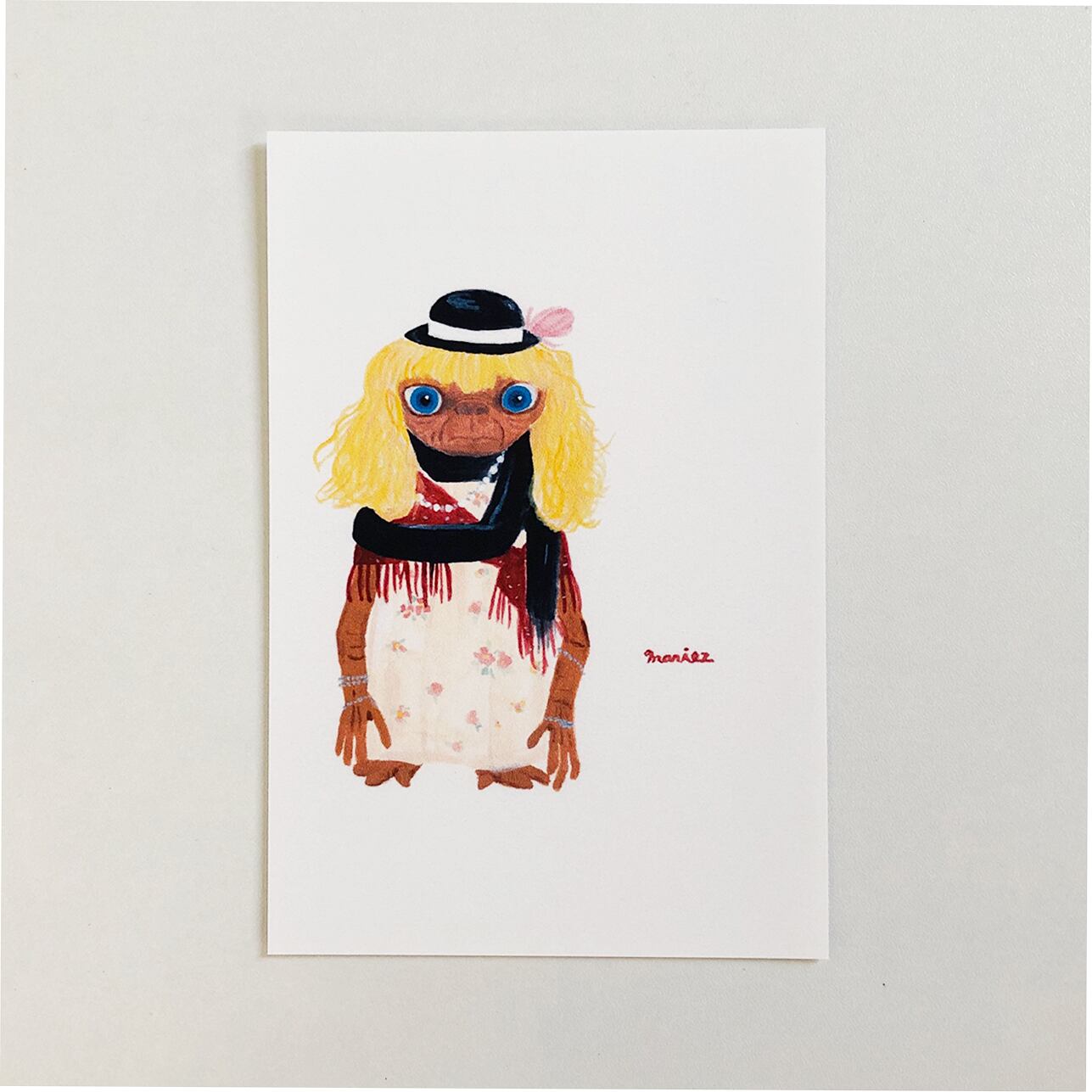 ポストカード - 映画「E.T(仮装)」より