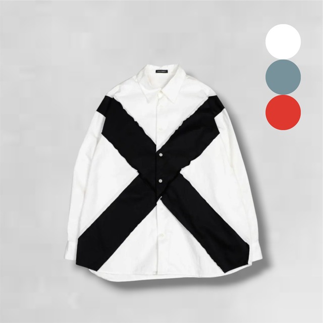 ※予約 CROSS SHIRTS / 3色展開【MILK BOY】