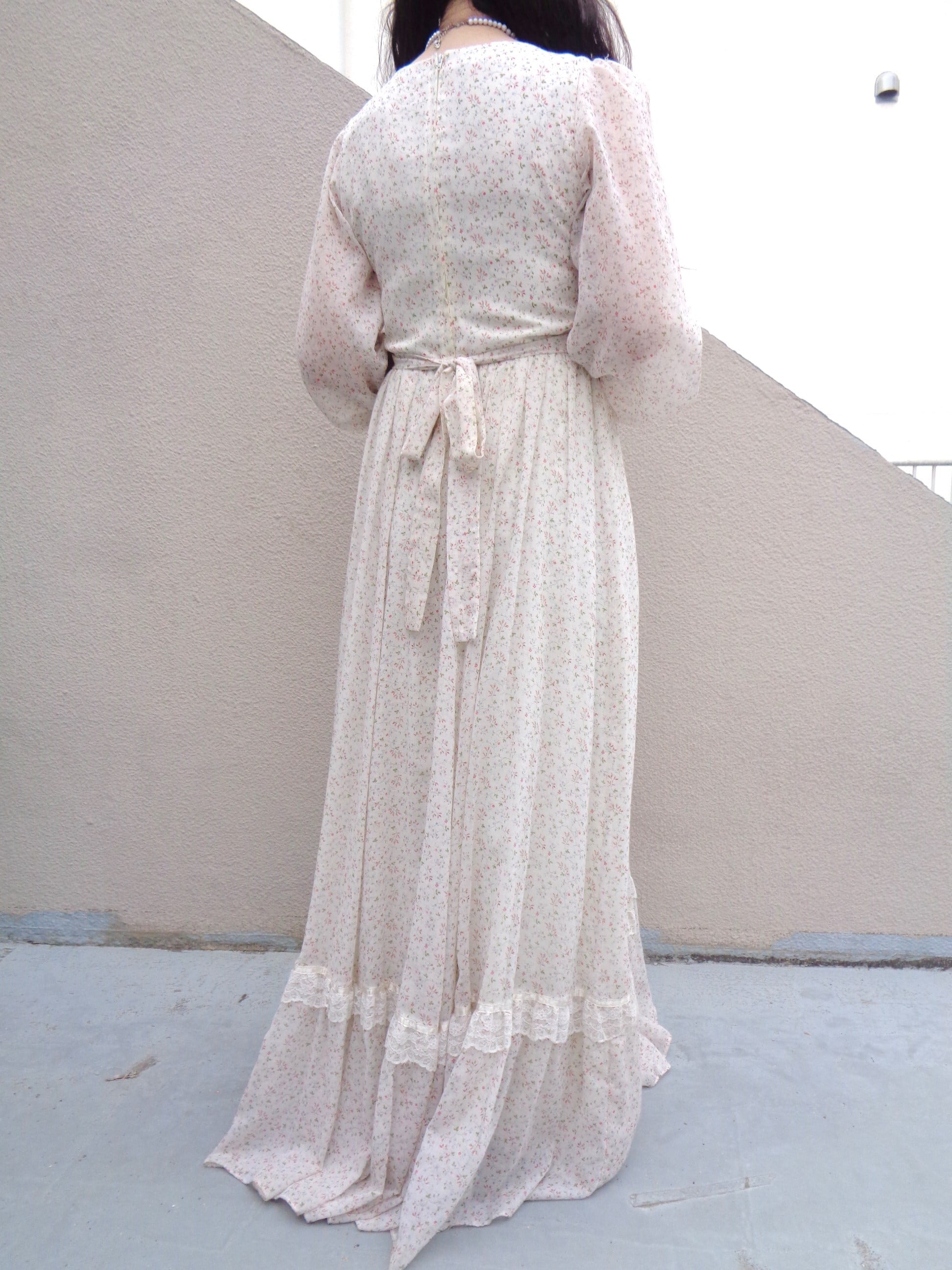 GUNNE SAX dress ガニーサックス花柄ワンピース | Little Trip to Heaven