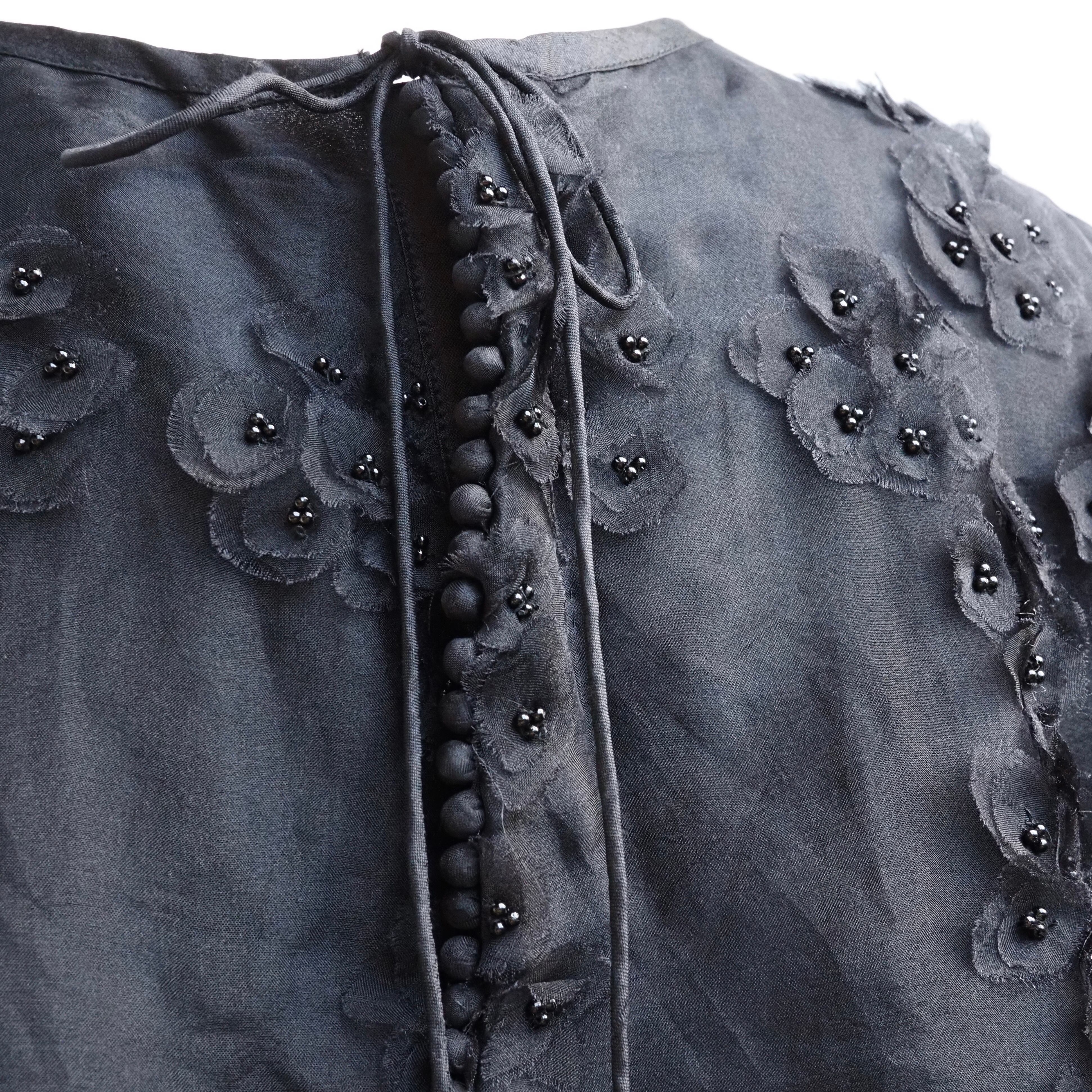 BUNON/Flower Layered SilkTunic/シルクチュニック