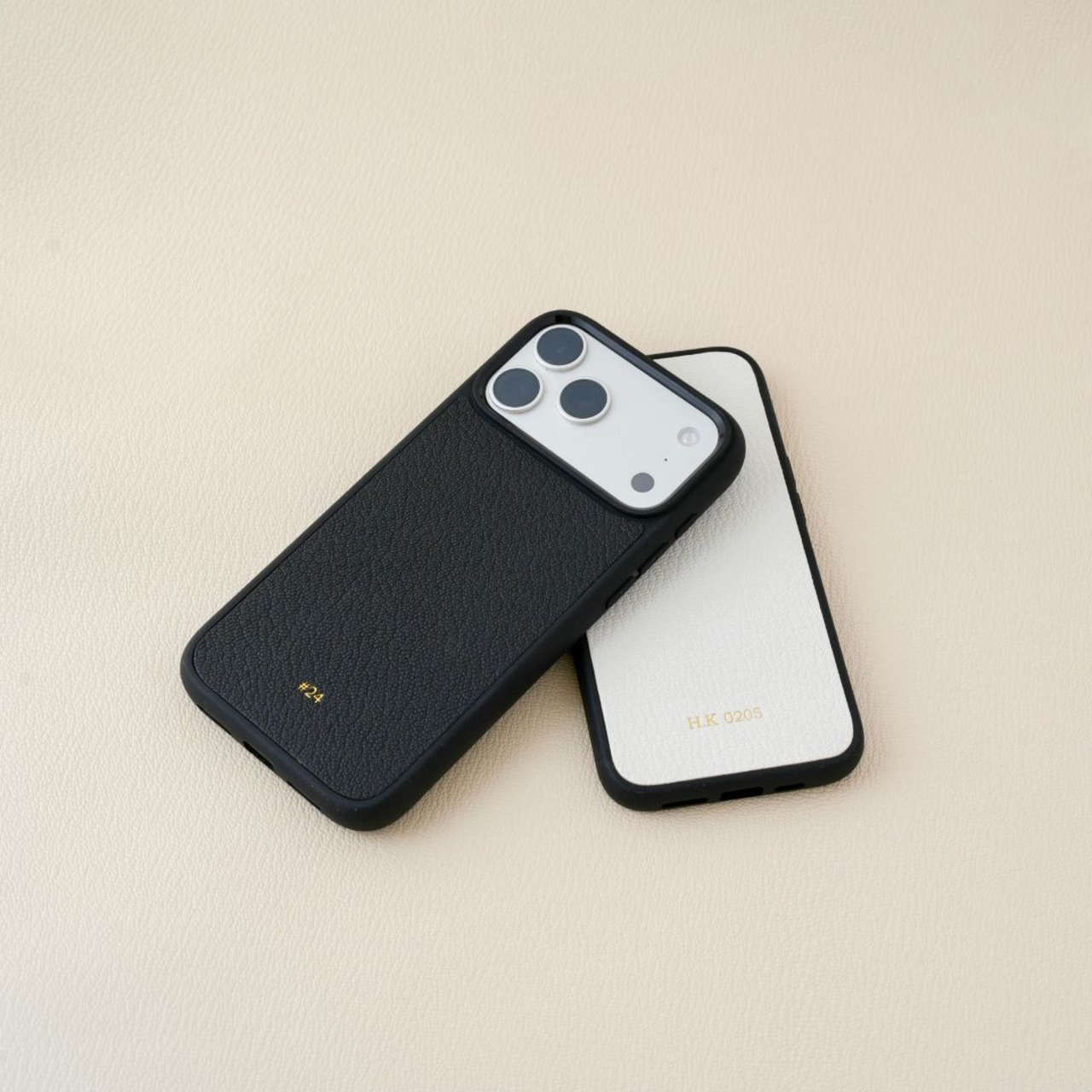 【ペア】Leather iPhone case  全20色