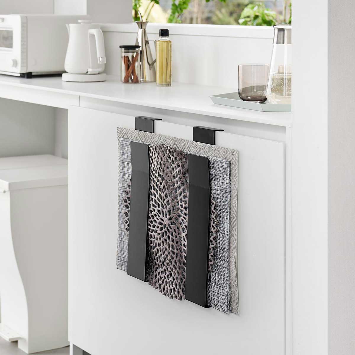 ランチョンマット収納 山崎実業 tower タワー 扉に掛けるランチョン