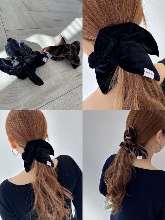 mocoa'sスクエアシュシュ　¥2,700+tax