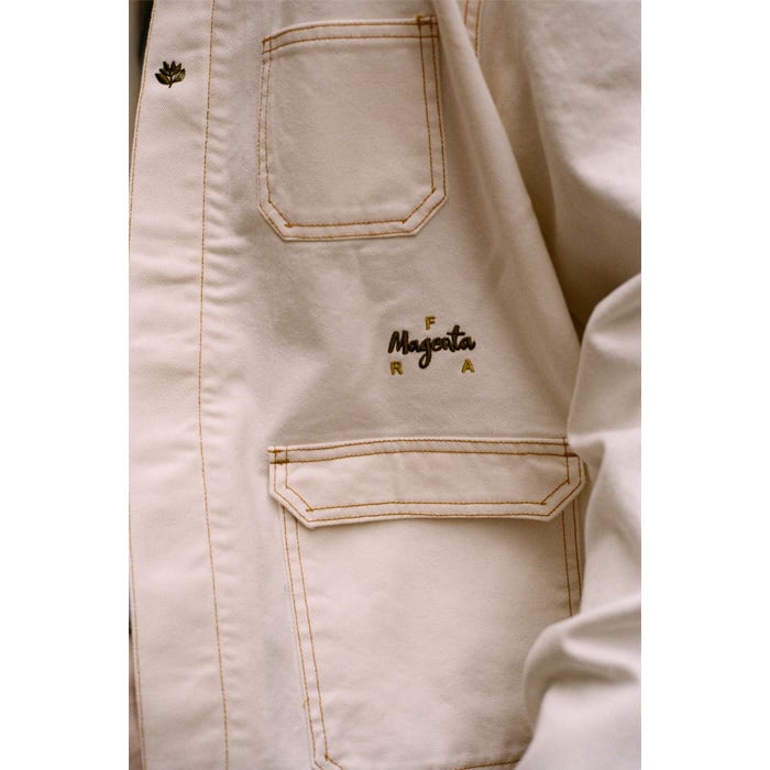 MAGENTA マゼンタ デニムジャケット SP23 ATELIER JACKET WHITE BULE