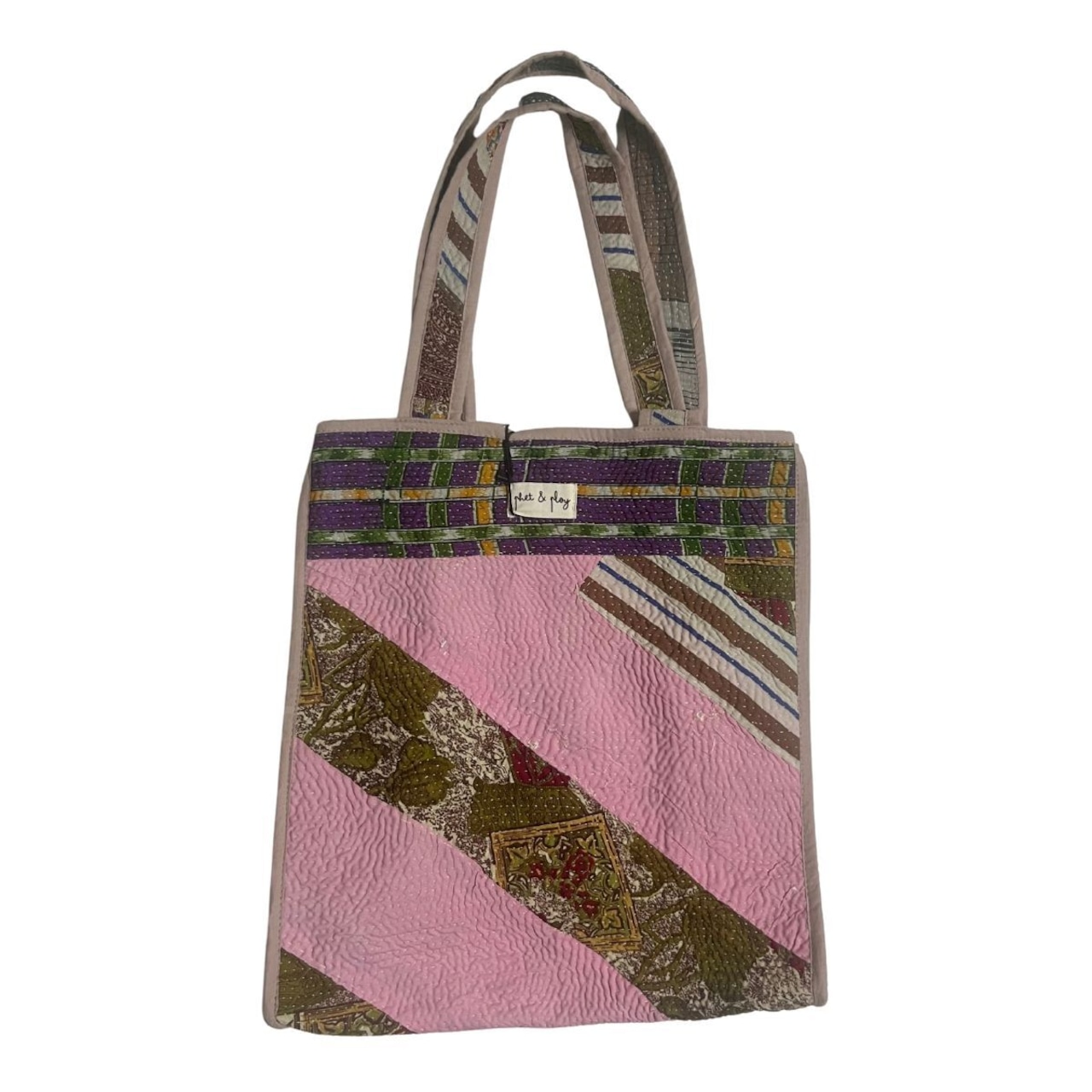 ＜PHET&PLOY＞Kantha Bag Piping カンタバッグ G - 1
