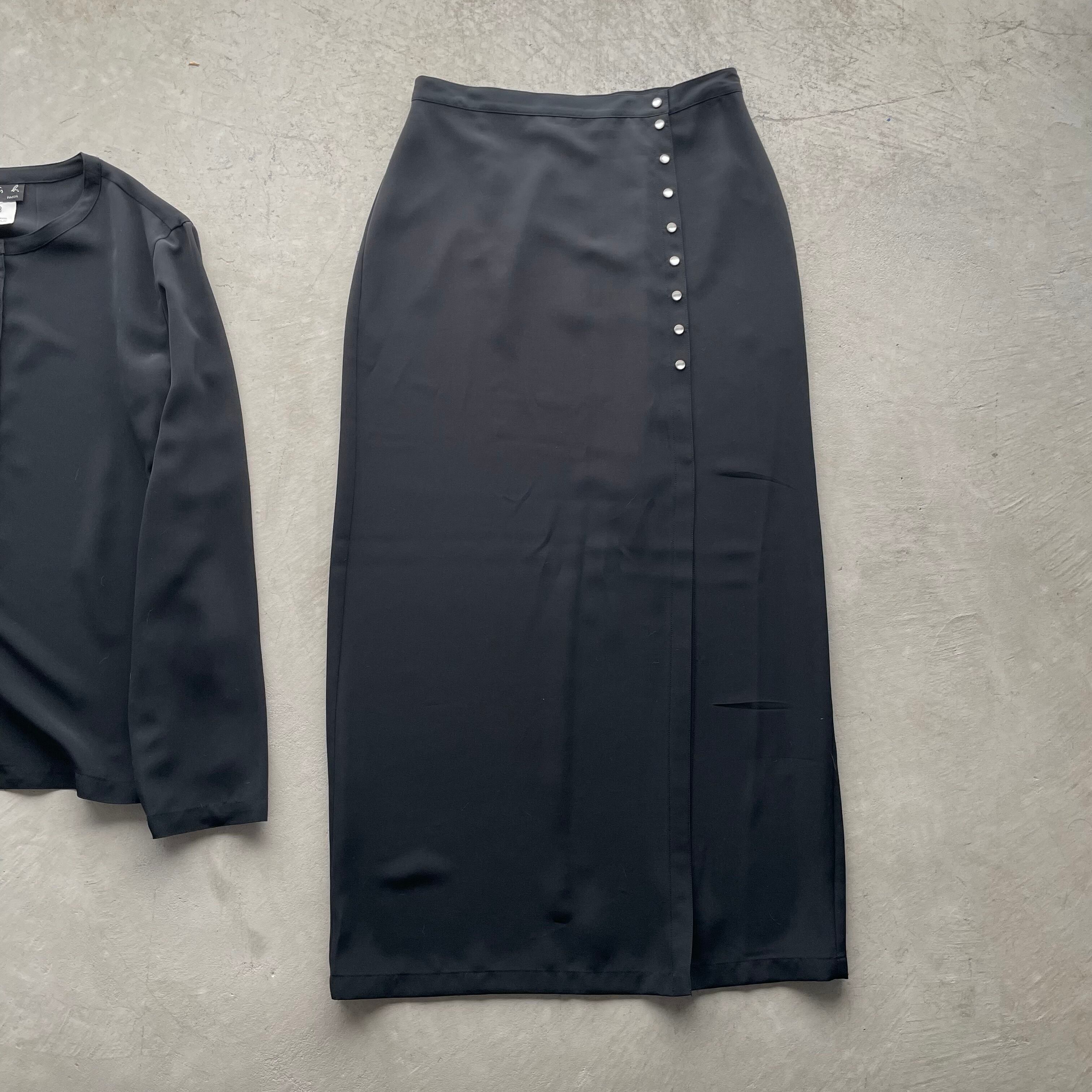 agnis b/snap cardigan skirt setup アニエスベー スナップ ...