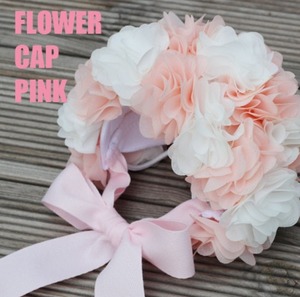 SM/即納【HAPPYJJANGGU】Flower Cap《Pink》