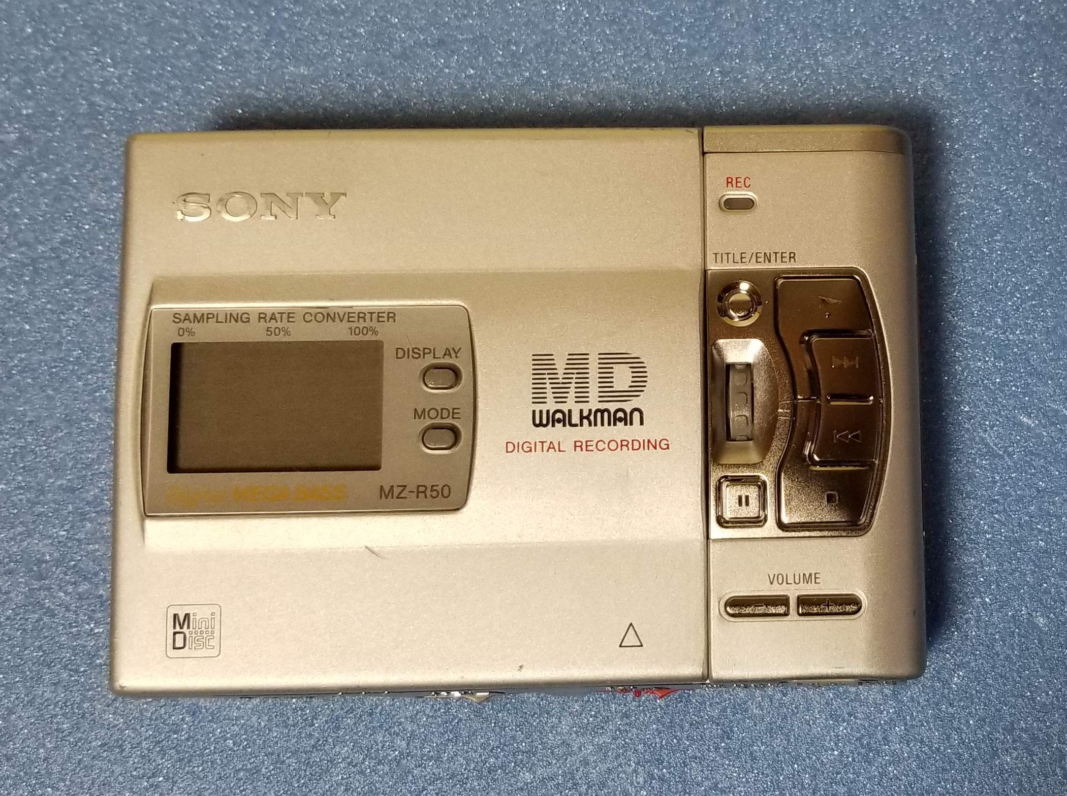 MDポータブルレコーダー SONY MZ-R50 MDLP非対応 録・再良好・完 MDポータブルレコーダー SONY MZ-R50 MDLP非対応 録・再良好・完