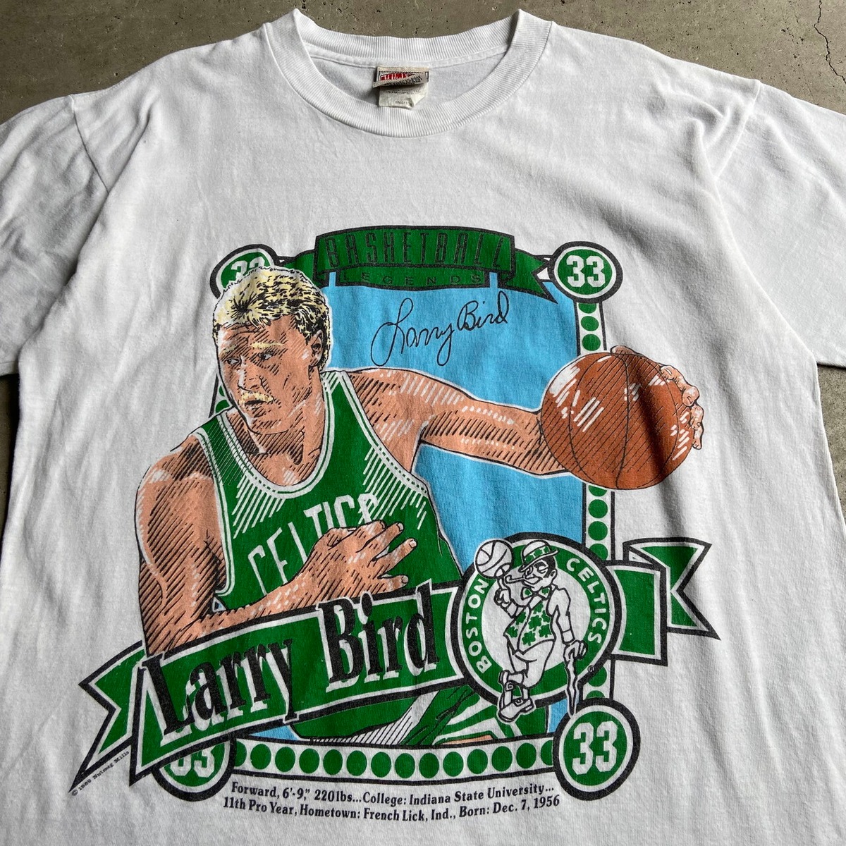 NBA Tシャツ】ラリーバード 旨し ペイサーズ セルティックス カリカチュア 