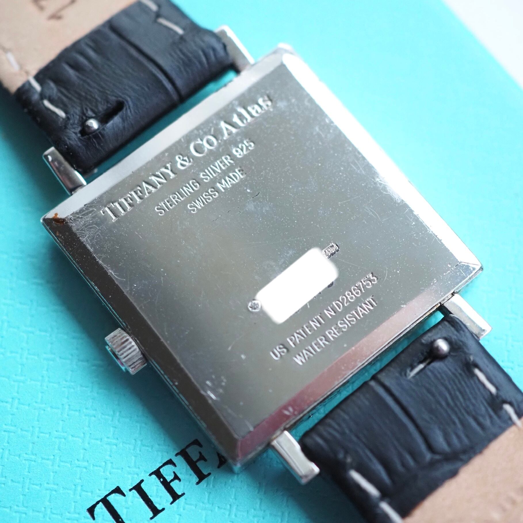 Tiffany&Co. ティファニー アトラススクエア 銀無垢 ユニセックス
