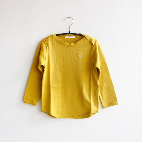 《mina perhonen 2020AW》zutto 長袖カットソー / mustard / 110cm