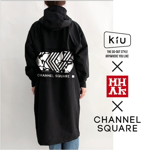 KiU×MHAK×CS  アノラックロングレインパーカサイドジップ