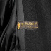 JOSEPHINE ジョセフィーヌ Loro Piana ロロピアーナ ショールカラー ロングコート 9/黒 ブラック レディース