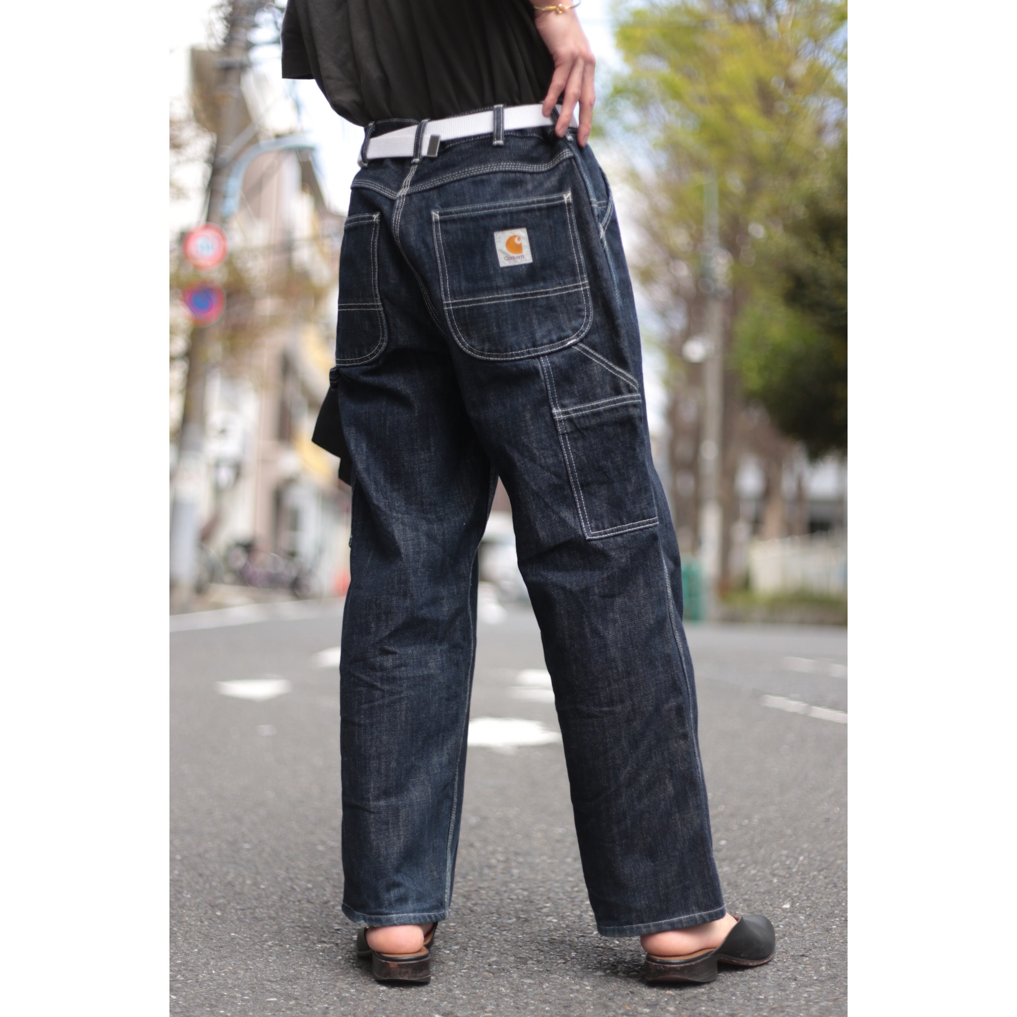 Carhartt インディゴ デニムワイドペインターパンツ【CU-1713】