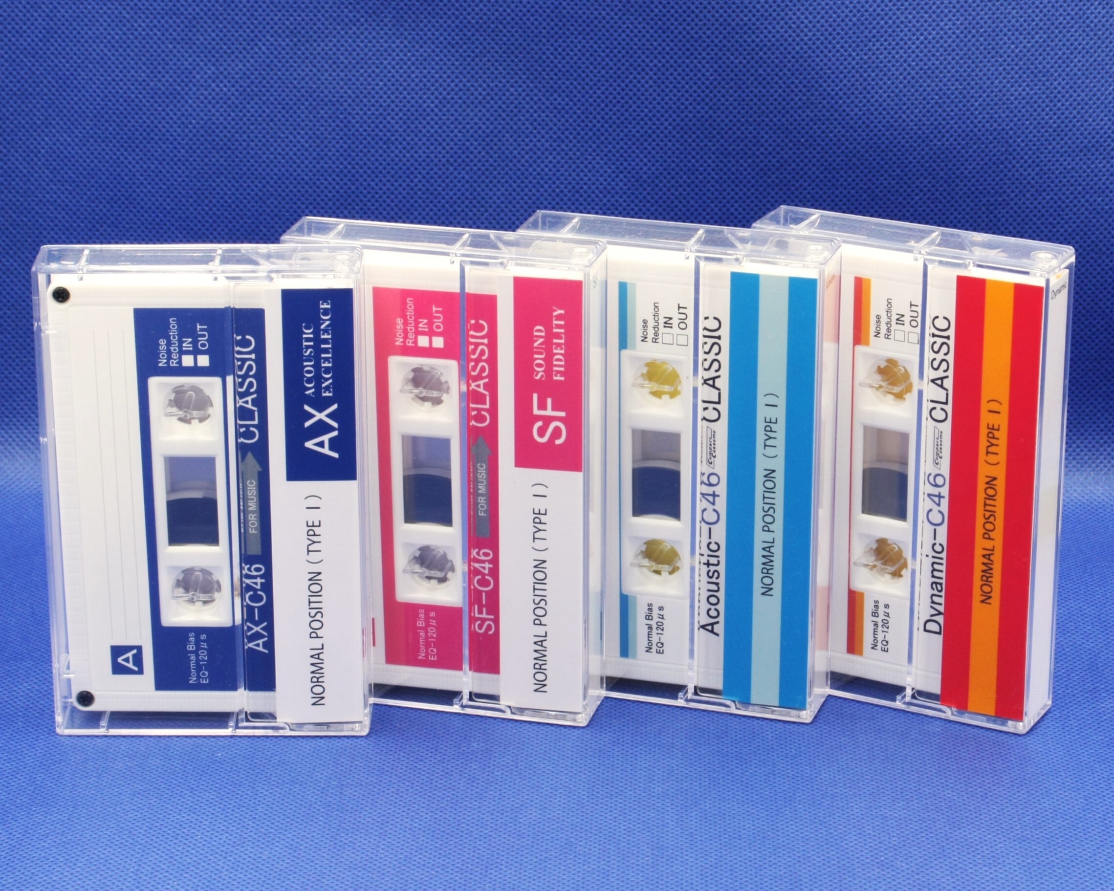 C46・4本組・R2・白ハーフカセットテープ・アソート | 向実庵 （kou