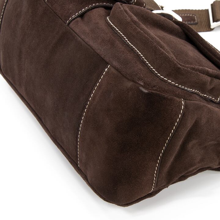 PRADA ショルダーバッグ 希少品 ブラウンレザー Prada アーケ レザーショルダーバッグ | ブラウン | FARFETCH JP