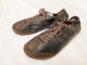 Euro military training leather shoes【vintage】