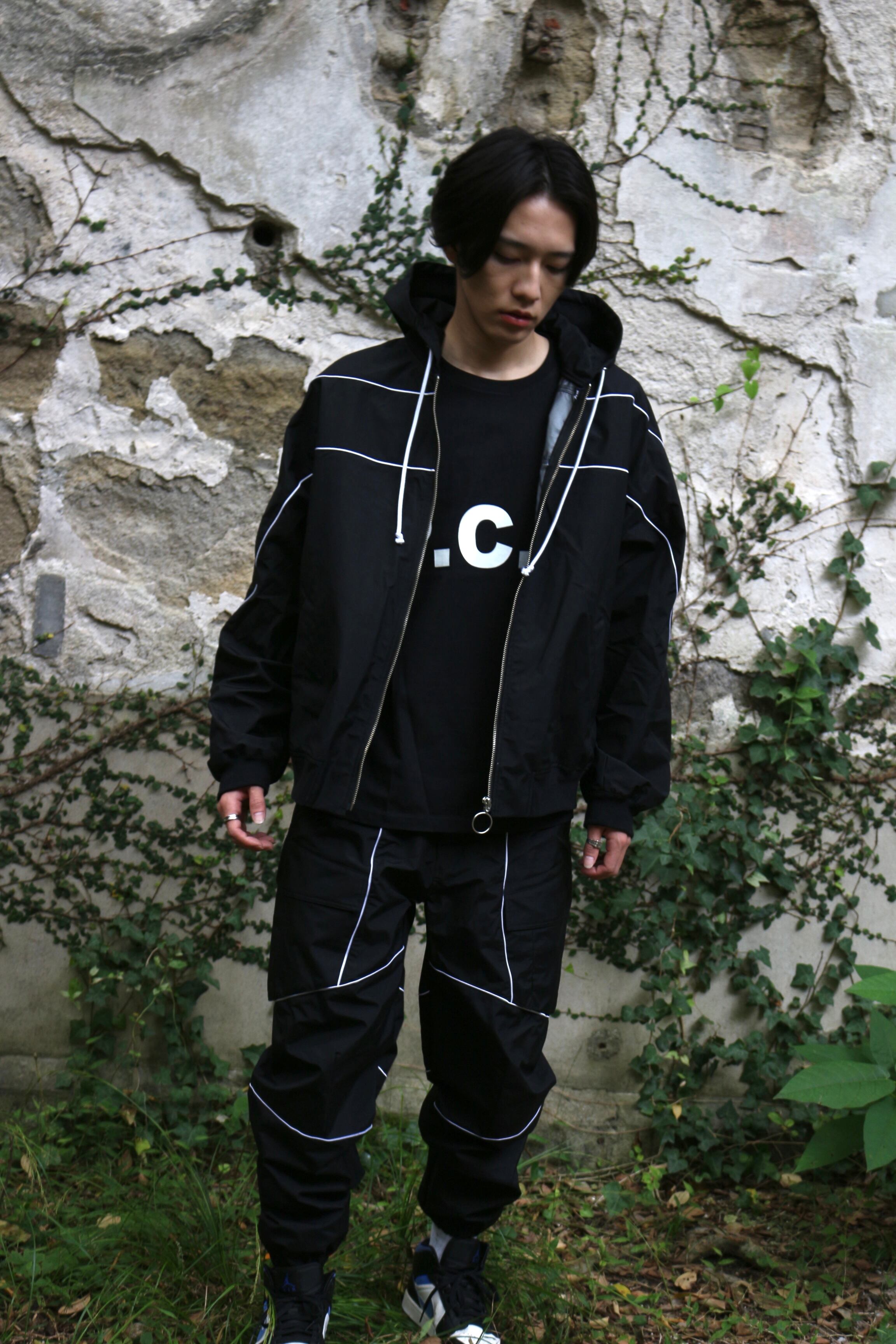 PCL-018]ナイロンパイピングジャケット nylon piping jacket | CVS