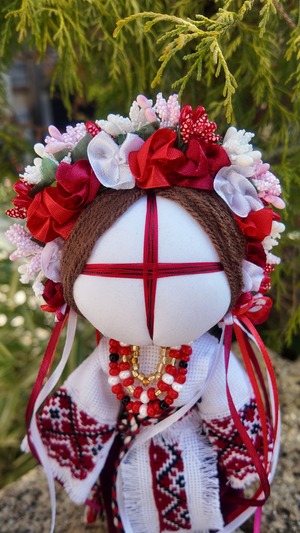 UA.Designer手作りモタンカ 25cm（ウクライナの御守り）