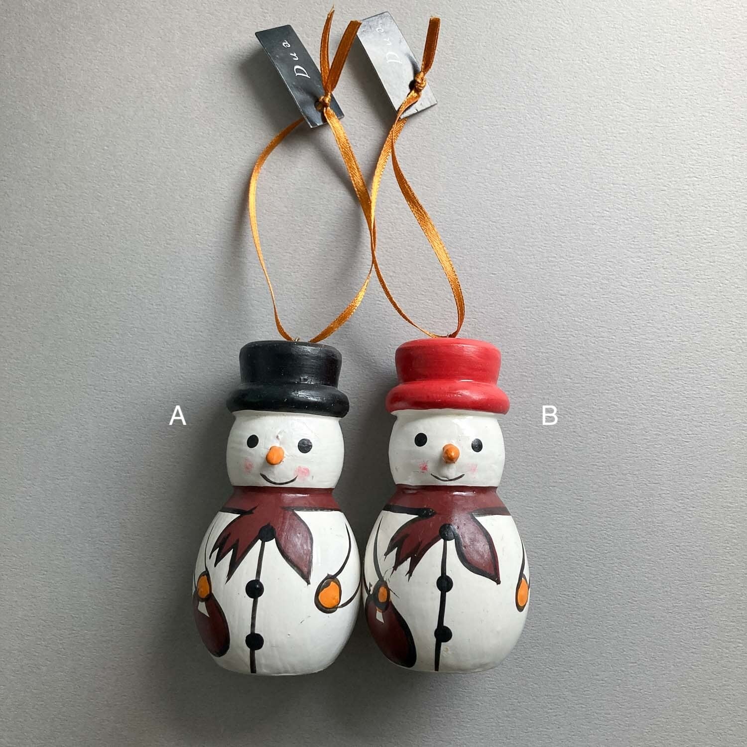 オーナメント トップハットをかぶった雪だるま | Dua-アクセサリー