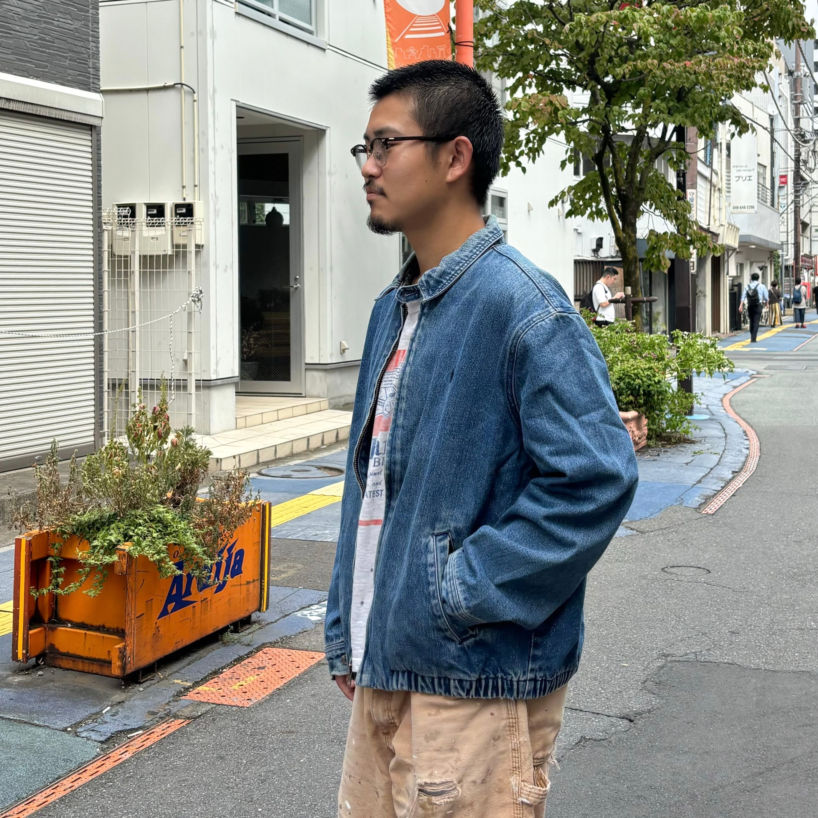 90's Polo Ralph Lauren Denim Swing Top 裏地付き L / ポロ 90's Polo Ralph Lauren Denim Swing Top 裏地付き L / ポロ