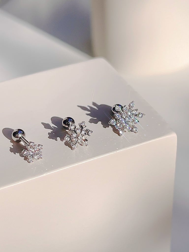 【シーズン限定】Snow flake set (金属アレルギー対応)