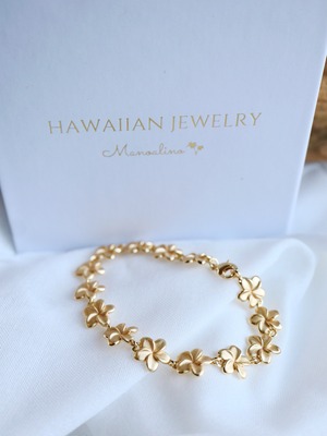 Plumeria bracelet Hawaiianjewelry(ハワイアンジュエリープルメリアブレスレット)
