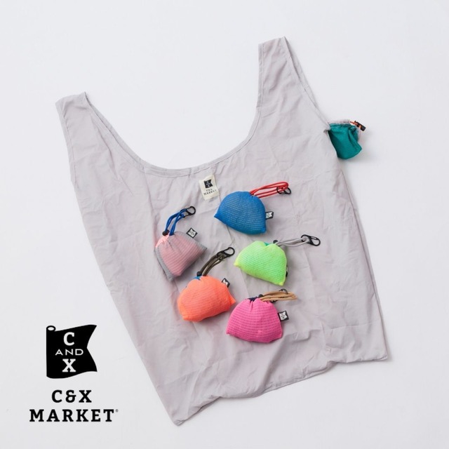 エコバッグ エコバッグボウルL C&X MARKET レディース メンズ ユニセックス カラビナ付き おりたたみ 折り畳み 持ち運び 軽量 コンパクト おしゃれ かわいい ギフト エムキューブ CX250910 Mcb005