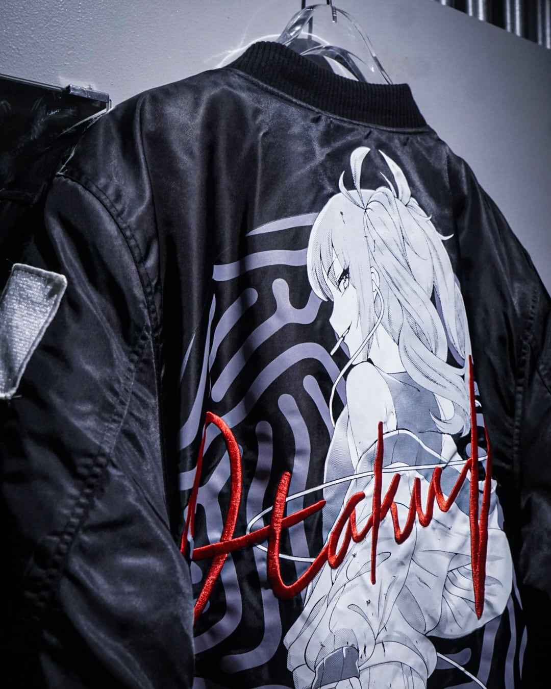add (C) vintage】“おたちゃん” Graphic MA-1 Flight Jacket | Caka