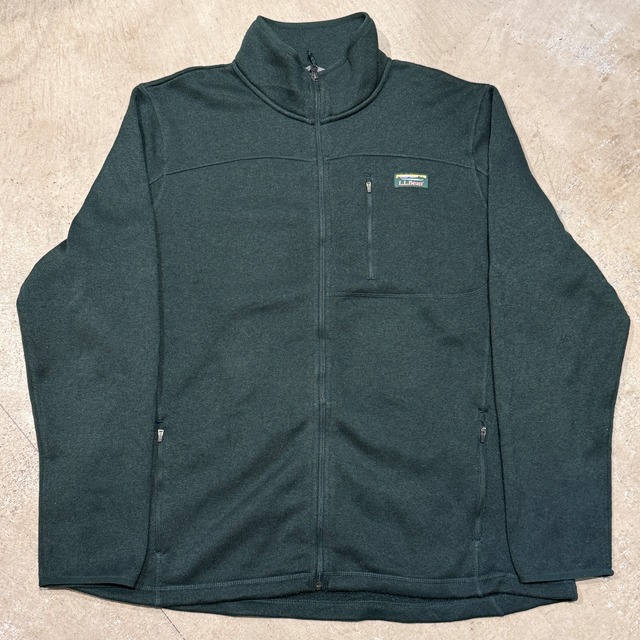 LL BEAN FULL ZIP FLEECE JACKET