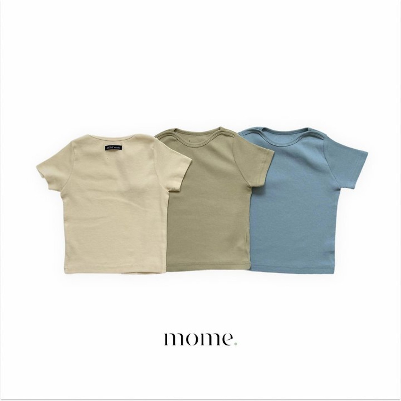 【取寄/韓国直送】MOME 26/SM キャルルリブTシャツ｜夏服｜韓国子供服