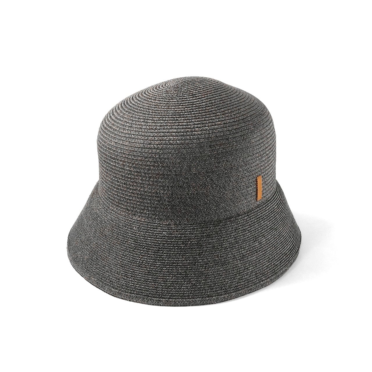bocodeco|Paper Braid Reverse Brim Hat -Dark Black-