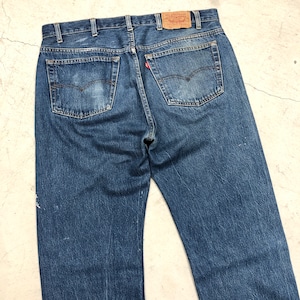 LEVI'S 501 CUT OFF DENIM PANT W38 L26.5