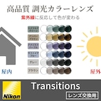 NIKON Transitions （ニコントランジションズ）調光カラーレンズ UVカット ハードコート 交換用レンズ