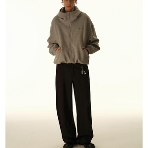 Front pocket design hoodie C3905