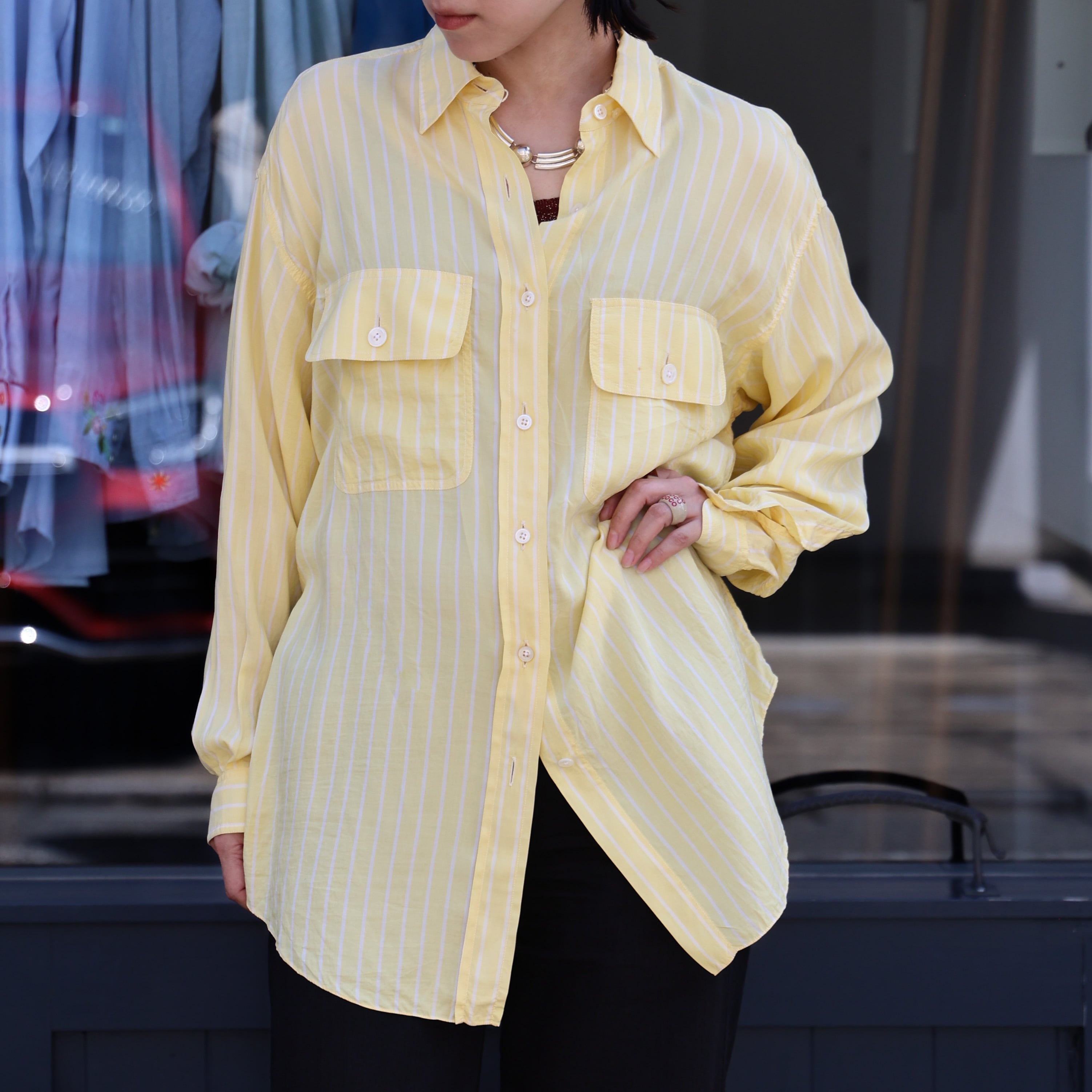 90s CHANEL Stripe Shirts