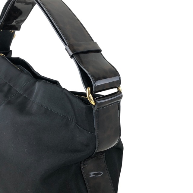 Salvatore Ferragamo サルヴァトーレ フェラガモ ショルダーバッグ ブラック ヴァラリボン ナイロン ワンショルダーバッグ vintage ヴィンテージ オールド xwnsuw